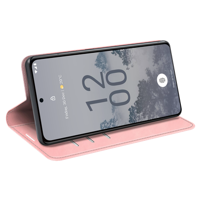 Cazy Wallet Magnetic Hoesje geschikt voor Nokia X30 - Roze