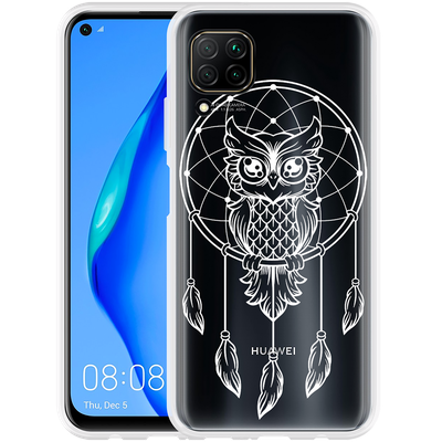 Cazy Hoesje geschikt voor Huawei P40 Lite - Dream Owl Mandala