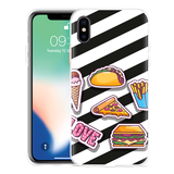 Hoesje geschikt voor iPhone Xs - Love Fast Food