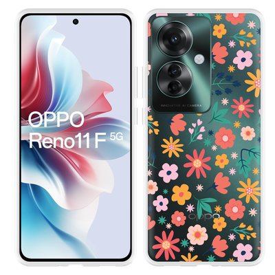 Cazy Hoesje geschikt voor Oppo Reno11 F Always have flowers