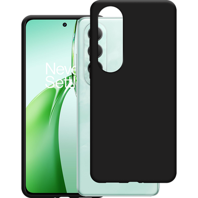 Just in Case Oneplus Nord CE4 - Soft TPU Case with Necklace Strap - Black