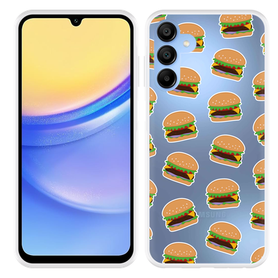 Cazy Hoesje geschikt voor Samsung Galaxy A15 / A15 5G Burgers