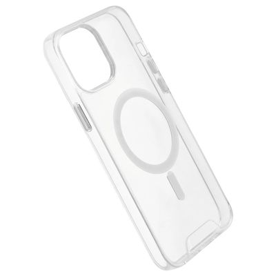 Hama MagCase Safety Cover Hoesje geschikt voor Apple iPhone 12 Pro Max - Compatibel met Magsafe / Draadloos Laden - Krasbestendig - Perfecte Pasvorm - Transparant