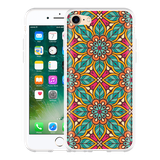 Hoesje geschikt voor iPhone 7 - Flora Mandala