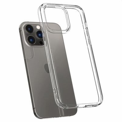 Hoesje iPhone 14 Pro Spigen Ultra Hybrid Case - Transparant