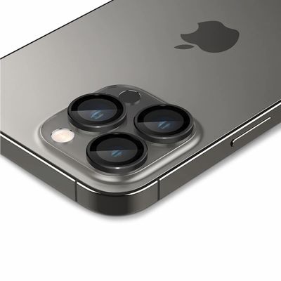 Spigen OPTIK.TR EZ.FIT Cameralens Glass geschikt voor iPhone 14 Pro / 14 Pro Max / iPhone 15 / 15 Pro Max - 2 pack