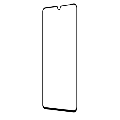 Cazy Full Cover Glass Screen Protector geschikt voor Samsung Galaxy M12 - Zwart