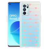 Hoesje geschikt voor Oppo Reno6 Pro 5G - Pink Love
