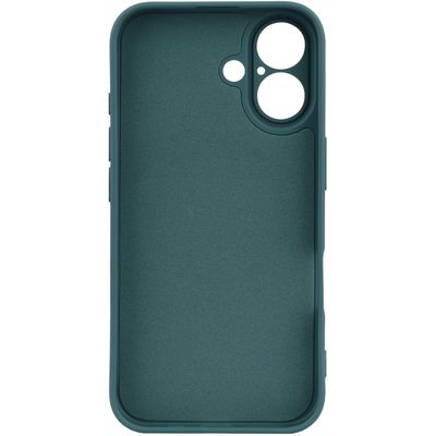 Cazy Soft Color TPU Hoesje geschikt voor iPhone 16 - met Magnetische Ring - geschikt voor Magsafe - Groen