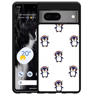 Cazy Hardcase hoesje geschikt voor Google Pixel 7 - Penguin Chillin