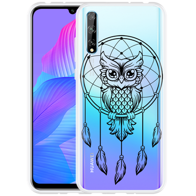 Cazy Hoesje geschikt voor Huawei P Smart S - Dream Owl Mandala