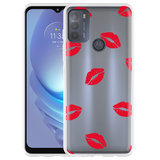 Hoesje geschikt voor Motorola Moto G50 - Red Kisses