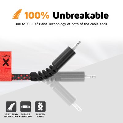 Xtorm Solid Black USB-C™ naar USB-C Power Delivery kabel - 1 meter