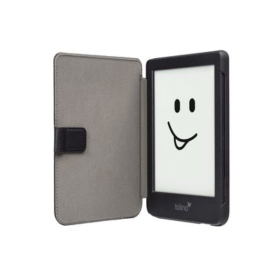 Gecko Covers Hoes geschikt voor Kobo Clara Colour / Tolino Shine Color - Easy-Click Eco - Zwart