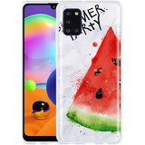 Hoesje geschikt voor Samsung Galaxy A31 - Watermeloen Party