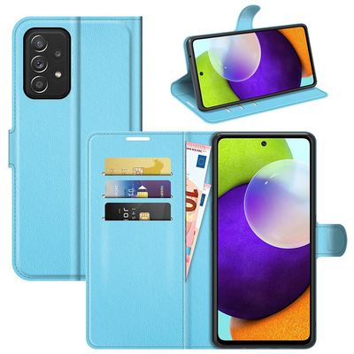 Cazy Portemonnee Wallet Hoesje geschikt voor Samsung Galaxy A73 - Blauw