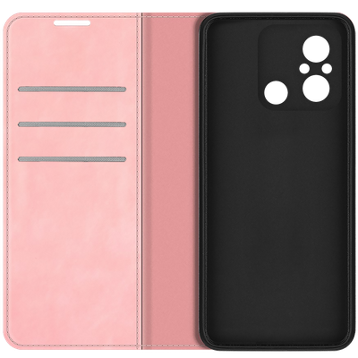 Cazy Wallet Magnetic Hoesje geschikt voor Xiaomi Redmi 12C - Roze