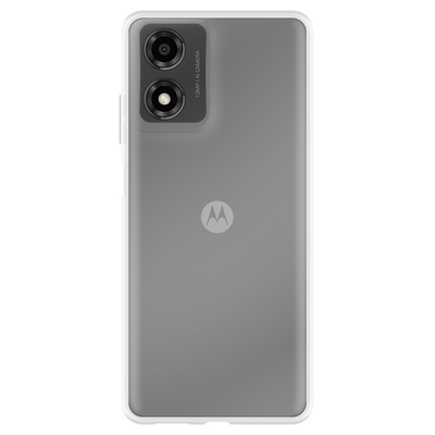 Cazy Soft TPU Hoesje geschikt voor Motorola Moto E14 - Transparant