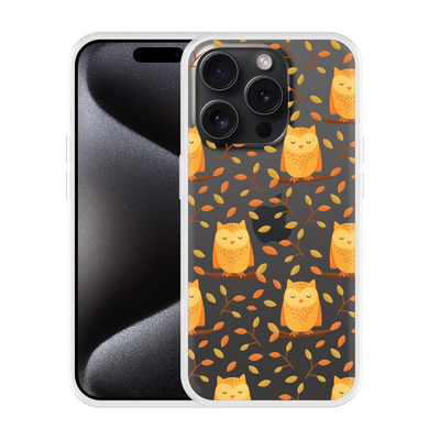 Cazy Hoesje geschikt voor iPhone 15 Pro Max Cute Owls