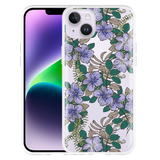 Hoesje geschikt voor iPhone 14 Plus - Purple Flowers