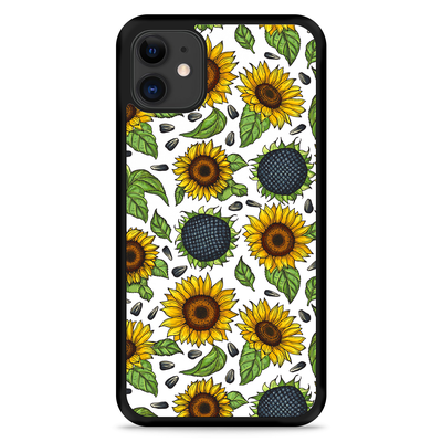 Cazy Hardcase hoesje geschikt voor iPhone 11 - Sunflowers