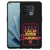 Hoesje Zwart geschikt voor OnePlus 10 Pro - Summer Time