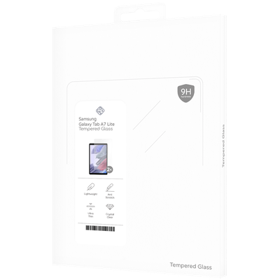 Cazy Tempered Glass Screen Protector geschikt voor Samsung Galaxy Tab A7 Lite - Transparant - 2 stuks