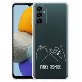 Cazy Hoesje geschikt voor Samsung Galaxy M23 - Pinky Promise