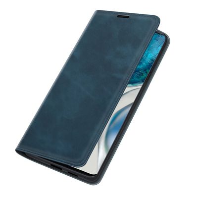Cazy Wallet Magnetic Hoesje geschikt voor Motorola Moto G52 - Blauw