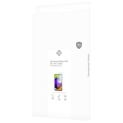 Cazy Tempered Glass Screen Protector geschikt voor Samsung Galaxy A52s - Transparant