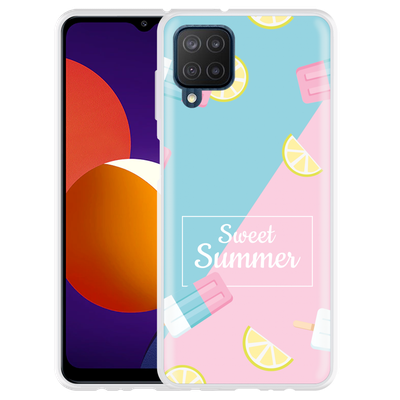 Cazy Hoesje geschikt voor Samsung Galaxy M12 - Sweet Summer
