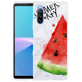 Hoesje geschikt voor Sony Xperia 10 III - Watermeloen Party