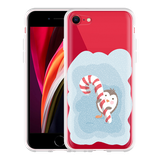Hoesje geschikt voor iPhone SE 2020 - Candy Pinguin