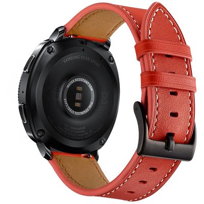 Just in Case Watch Strap 20mm - Leather Band - Red