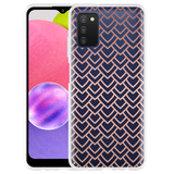 Hoesje geschikt voor Samsung Galaxy A03s - Pink Pattern