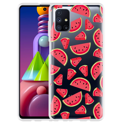 Cazy Hoesje geschikt voor Samsung Galaxy M51 - Watermeloen