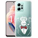 Hoesje geschikt voor Xiaomi Redmi Note 12 4G Smoking Chimp