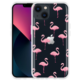 Hoesje geschikt voor iPhone 13 - Flamingo