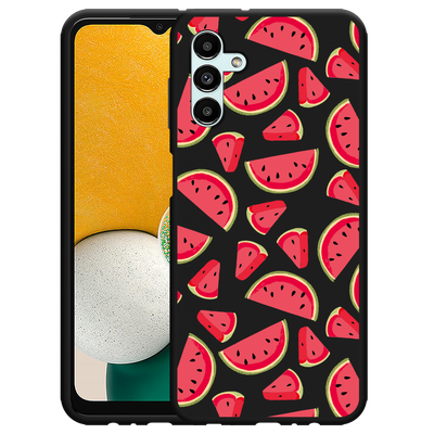Cazy Hoesje Zwart geschikt voor Samsung Galaxy A13 5G - Watermeloen