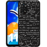 Hoesje Zwart geschikt voor Xiaomi Redmi Note 11/11S - Wiskunde