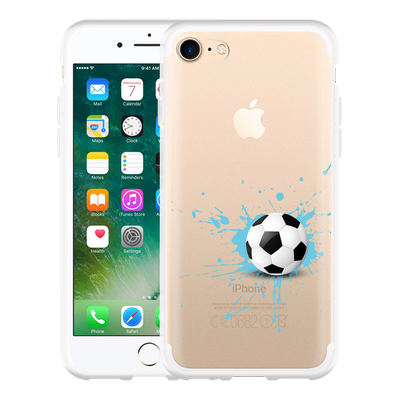 Cazy Hoesje geschikt voor iPhone 7 - Soccer Ball