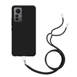 TPU Hoesje met Koord geschikt voor Xiaomi 12 Lite - Zwart