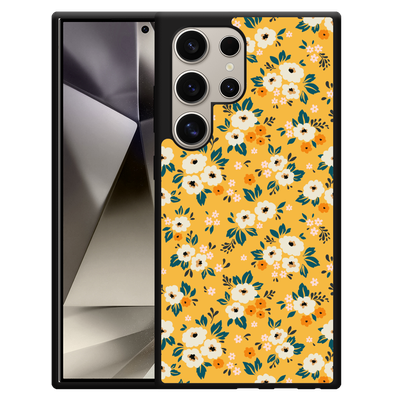 Cazy Hardcase Hoesje geschikt voor Samsung Galaxy S24 Ultra Vintage Bloemenprint