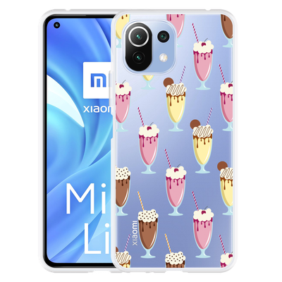 Cazy Hoesje geschikt voor Xiaomi 11 Lite 5G NE/Mi 11 Lite - Milkshakes