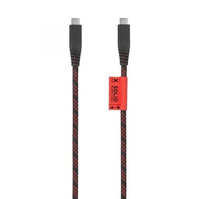 Xtorm Solid Black USB-C™ naar USB-C Power Delivery kabel - 1 meter