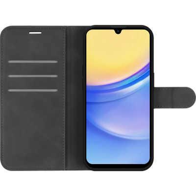 Cazy Premium Wallet Hoesje geschikt voor Samsung Galaxy A15 / A15 5G - Zwart