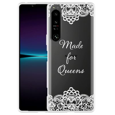 Cazy Hoesje geschikt voor Sony Xperia 1 IV - Made for queens