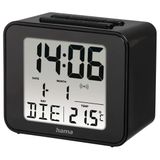 Hama Cube Digitale Wekker met LED display - Zwart