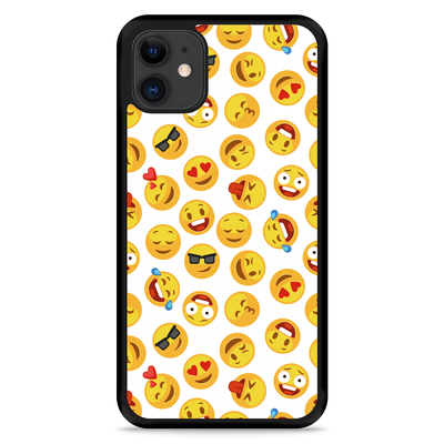 Cazy Hardcase hoesje geschikt voor iPhone 11 - Emoji
