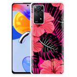 Hoesje geschikt voor Xiaomi Redmi Note 11 Pro/11 Pro 5G - Tropical Flowers